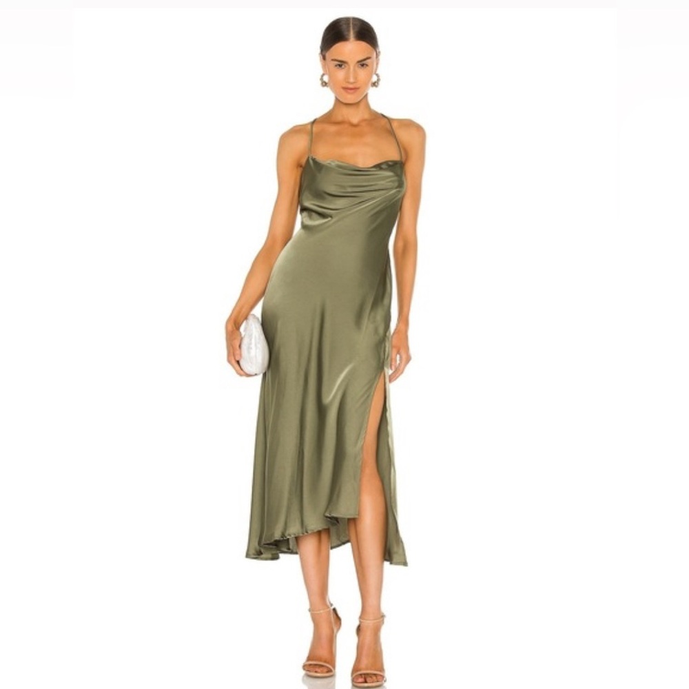 ASTR the Label Gaia Dress in Sage